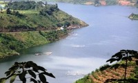 Temporada de pesca de camarones en el río Da 