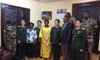 Sesiona Ministerio de Defensa de Vietnam con Misión de  ONU en República Centroafricana