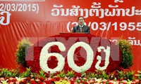 Felicita Vietnam 60 años de Partido Popular Revolucionario de Laos