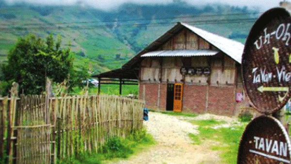 Residencia tradicional de los Giay