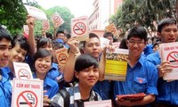 Sector educativo de Vietnam en respuesta al Día Mundial Sin Tabaco