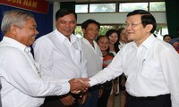 Visita presidente Truong Tan Sang provincia sureña Ba Ria Vung Tau 