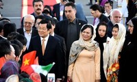 Inicia el presidente vietnamita visita oficial a Irán