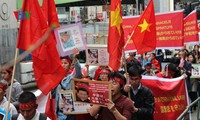 Vietnamitas en Japón protestan contra acciones ilegales de China en Mar Oriental