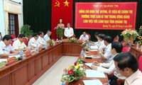 Dirigente partidista se reúne con autoridades de provincia de Quang Tri