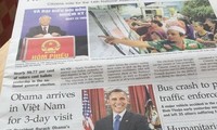 Visita del presidente Obama a Vietnam atrae atención de medios de comunicación internacionales