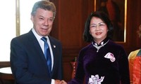 En Colombia la vicepresidenta de Vietnam para fortalecer la cooperación bilateral