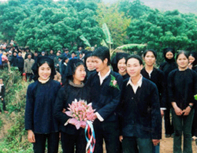 Los aborígenes Nung y sus costumbres en las bodas