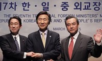 Japón, China y Corea del Sur programan una reunión de cancilleres