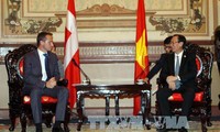 Canciller de Dinamarca visita localidades del Sur de Vietnam