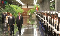 Presidente vietnamita Tran Dai Quang en visita en Cuba  