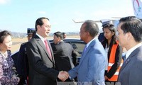 Presidente de Vietnam arriba a Madagascar para asistir a XVI Cumbre de la Francofonía