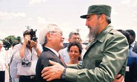 Encuentros amistosos entre Fidel y dirigentes vietnamitas