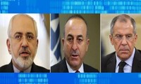 Cancilleres de Rusia, Irán y Turquía conversan sobre situación siria 