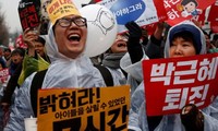 Masiva manifestación en Corea del Sur contra presidenta Park Geun-hye 