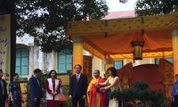 Rinden homenaje a antepasados en la Ciudadela Real Thang Long-Hanoi