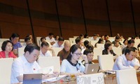 Diputados vietnamitas siguen aportando opiniones sobre proyectos de leyes