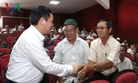 Vice primer ministro vietnamita se reúne con los electores de provincia central