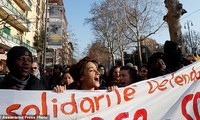 Marcha contra el racismo en ciudad central de Italia