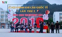 Inauguran segundo Festival Internacional de Globos Aerostáticos en Moc Chau