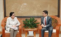 Vicepremier vietnamita recibe a subjefa de la OIEA