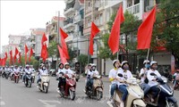 Celebran un mitin por la lucha contra el VIH/SIDA en Bac Giang