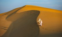 La belleza de las dunas de arena de Nam Cuong, Ninh Thuan