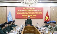 Un officier vietnamien au sein du Département des opérations de paix de l’ONU