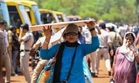 Le troisième tour de scrutin pour la Chambre des représentants indienne