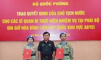 Le Vietnam envoie quatre officiers supplémentaires pour participer aux opérations de maintien de la paix de l'ONU