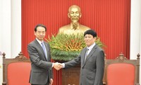 L’ambassadeur de Chine reçu par le permanent au Secrétariat du Comité central du Parti communiste vietnamien