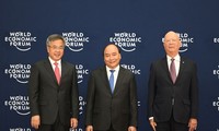 พิธีต้อนรับผู้นำและหัวหน้าคณะผู้แทนที่เข้าร่วมการประชุม WEF - ASEAN 2018