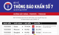 กระทรวงสาธารณสุขแจ้งข้อมูลเกี่ยวกับ 7 เที่ยวบินที่มีผู้ติดเชื้อโรคโควิด -19