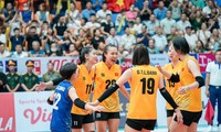 ทีมวอลเลย์บอลหญิงทีมชาติเวียดนามเอาชนะทีมวอลเลย์บอลหญิงทีมชาติสาธารณรัฐเกาหลีในการแข่งขันชิงแชมป์เอเชีย 2023