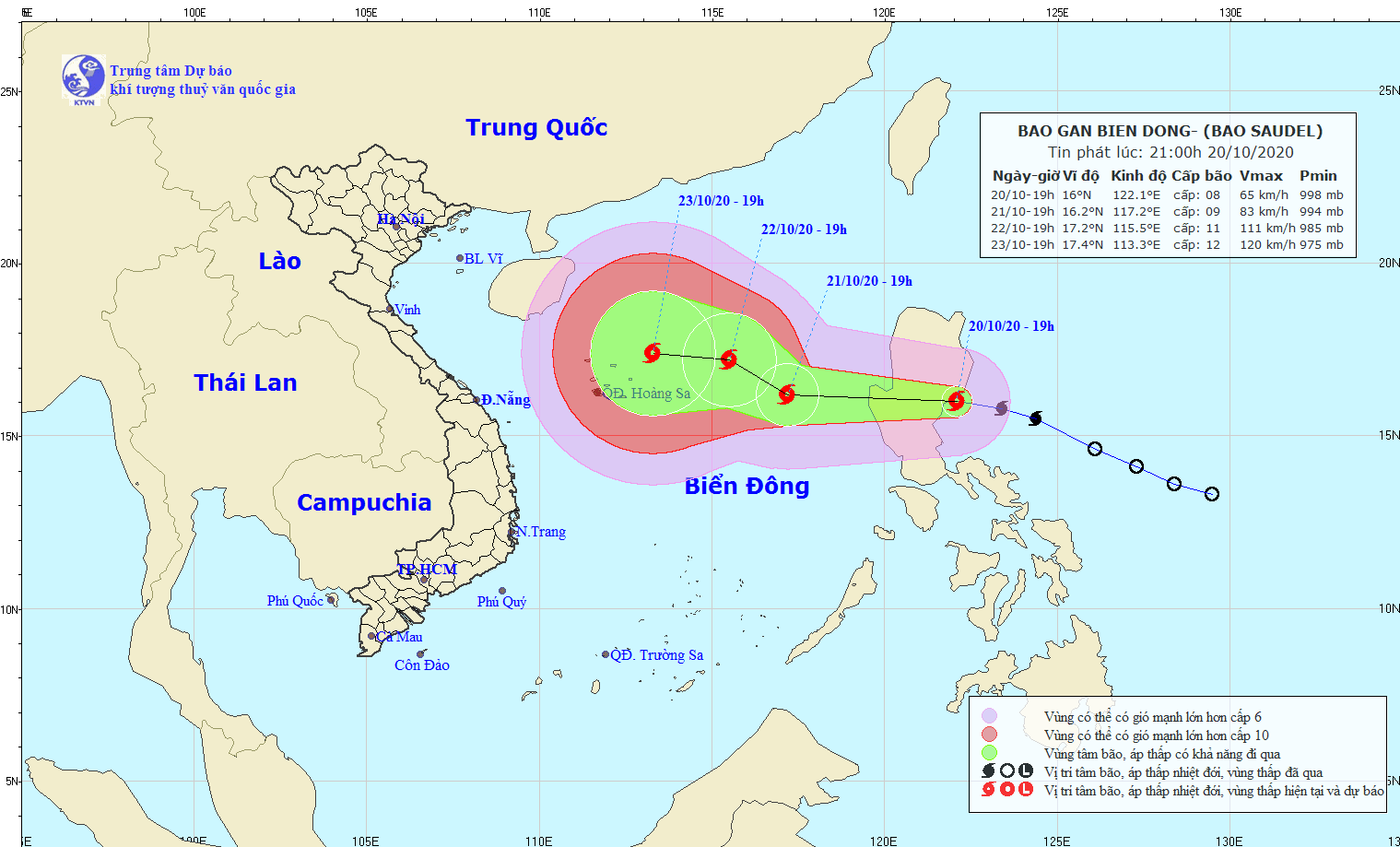 Storm Saudel gains strength, heading toward mainland Vietnam