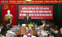 Thủ tướng làm việc với Ban Tôn giáo Chính phủ 