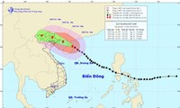 Bão số 2 cách Móng Cái khoảng 350km, giật cấp 17