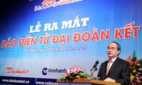 Ra mắt báo Đại Đoàn kết điện tử