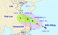 Áp thấp mạnh lên thành bão, di chuyển ngày càng nhanh