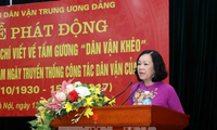 Phát động cuộc thi báo chí viết về tấm gương  "Dân vận khéo"