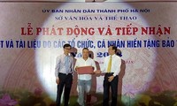  Bảo tàng Hà Nội tiếp nhận hơn 1.000 tư liệu, hiện vật do tổ chức, cá nhân hiến tặng 