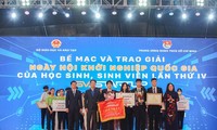 Trao giải cho 20 dự án khởi nghiệp xuất sắc của học sinh, sinh viên