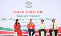 Giao lưu “Thanh niên tình nguyện tiên phong, sáng tạo-Dẫn dắt sự thay đổi”