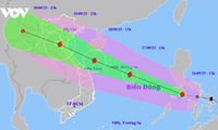 Bão BUALOI tiến vào Biển Đông ngày càng mạnh lên, di chuyển siêu tốc