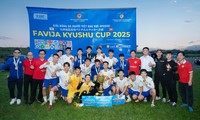 Giải bóng đá cộng đồng người Việt Nam tại Kyushu Nhật Bản quyên góp ủng hộ đồng bào gặp thiên tai, lũ lụt