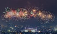 Hà Nội: Tổng duyệt pháo hoa chào mừng Đại hội XIV của Đảng
