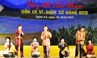 Bế mạc Liên hoan dân ca Ví Giặm xứ Nghệ