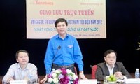 Giao lưu trực tuyến: “Khát vọng tuổi trẻ dựng xây đất nước”