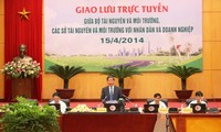 Bộ Tài nguyên và Môi trường giao lưu trực tuyến