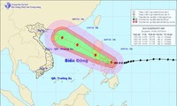 Bão Rammasun giật cấp 15-16, hướng vào quần đảo Hoàng Sa